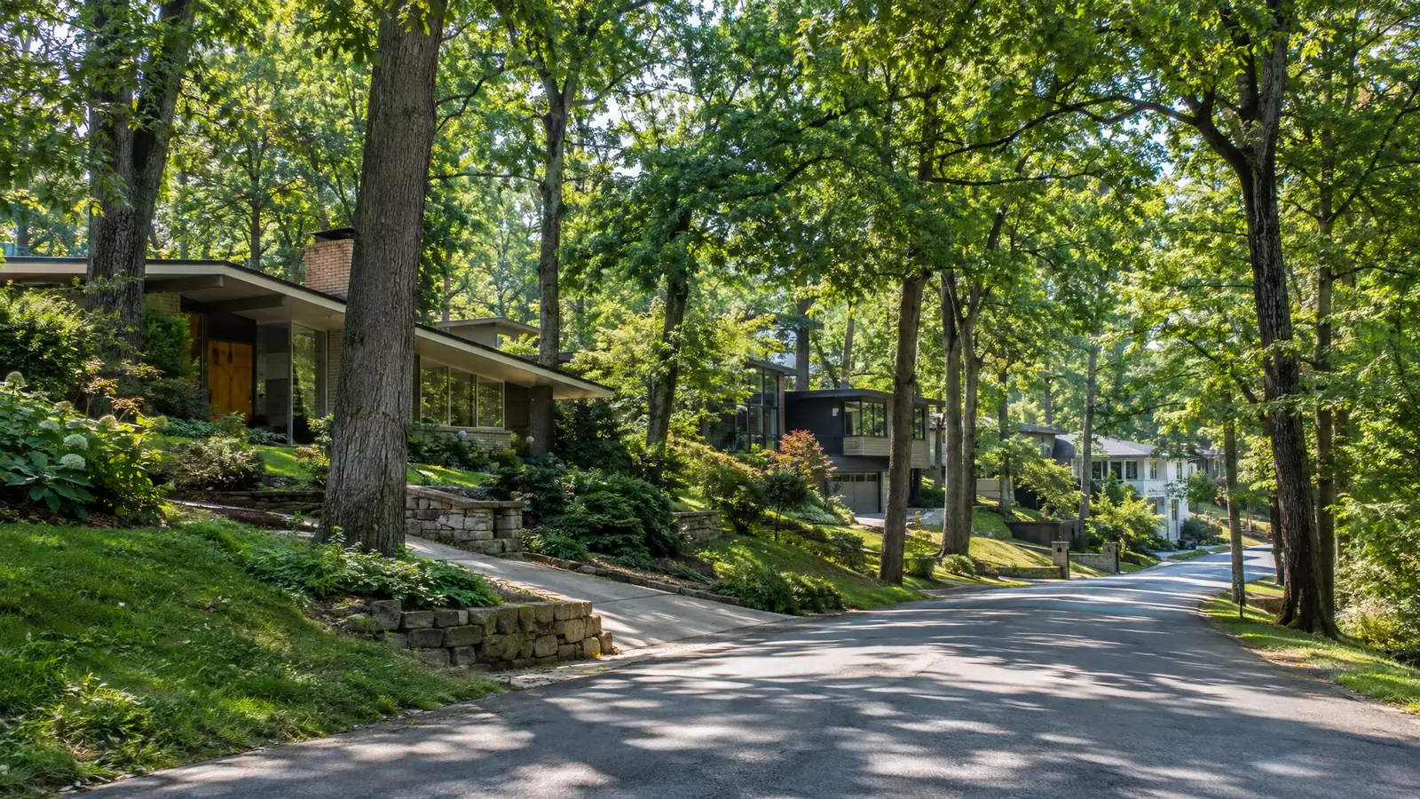 A neighborhood scene from Cross Plains, WI