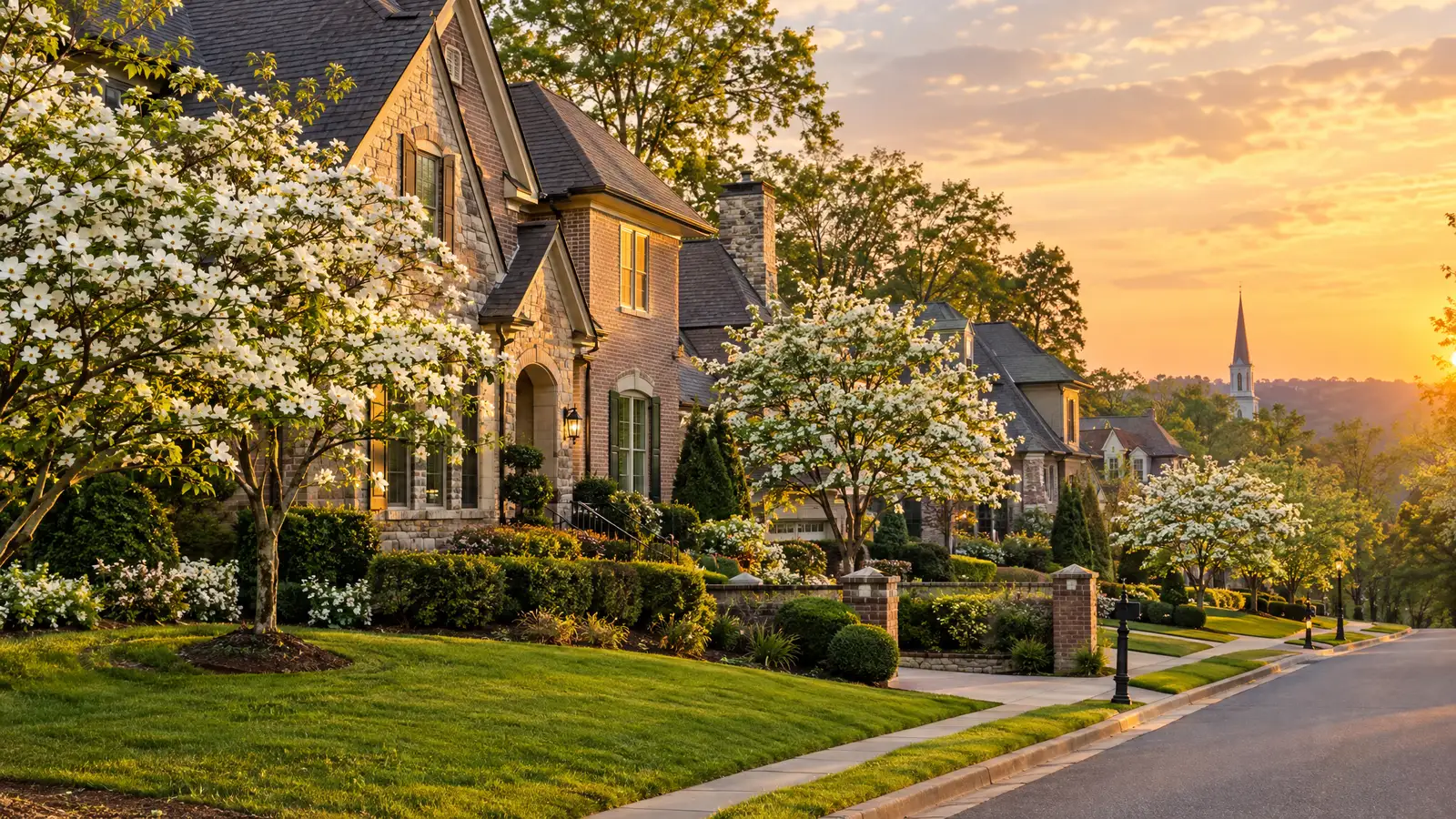 A neighborhood scene from Middleton, WI
