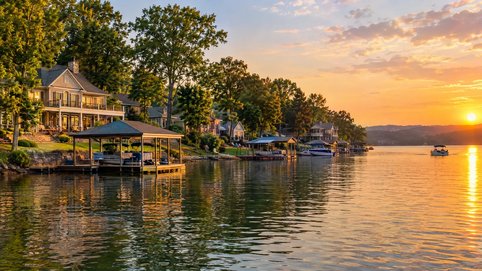 A neighborhood scene from Monona, WI