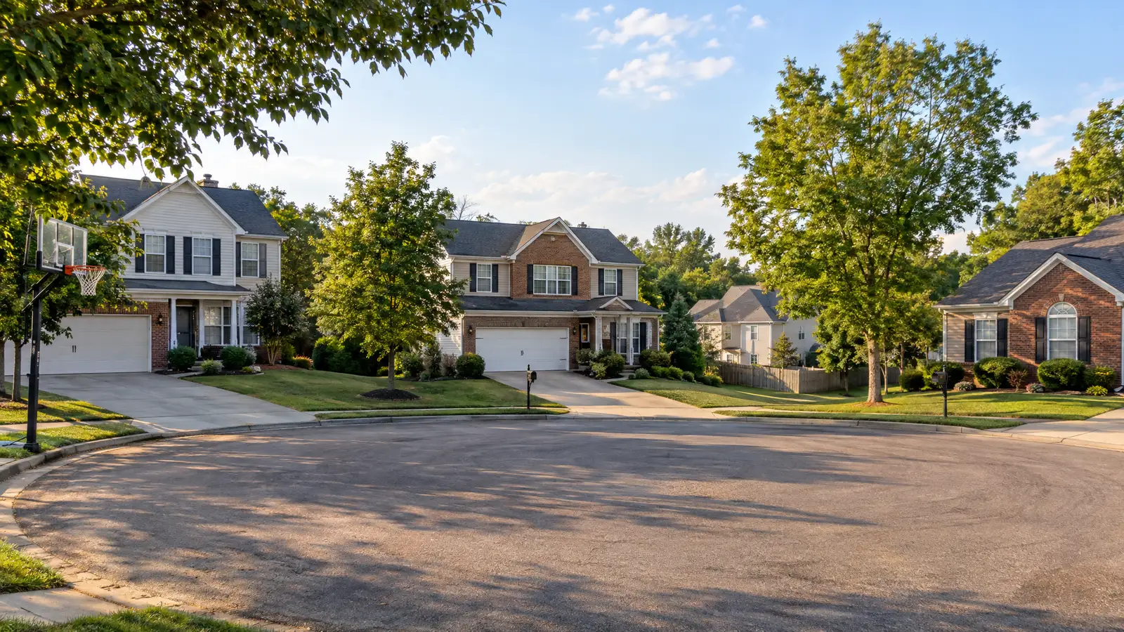 A neighborhood scene from Verona, WI