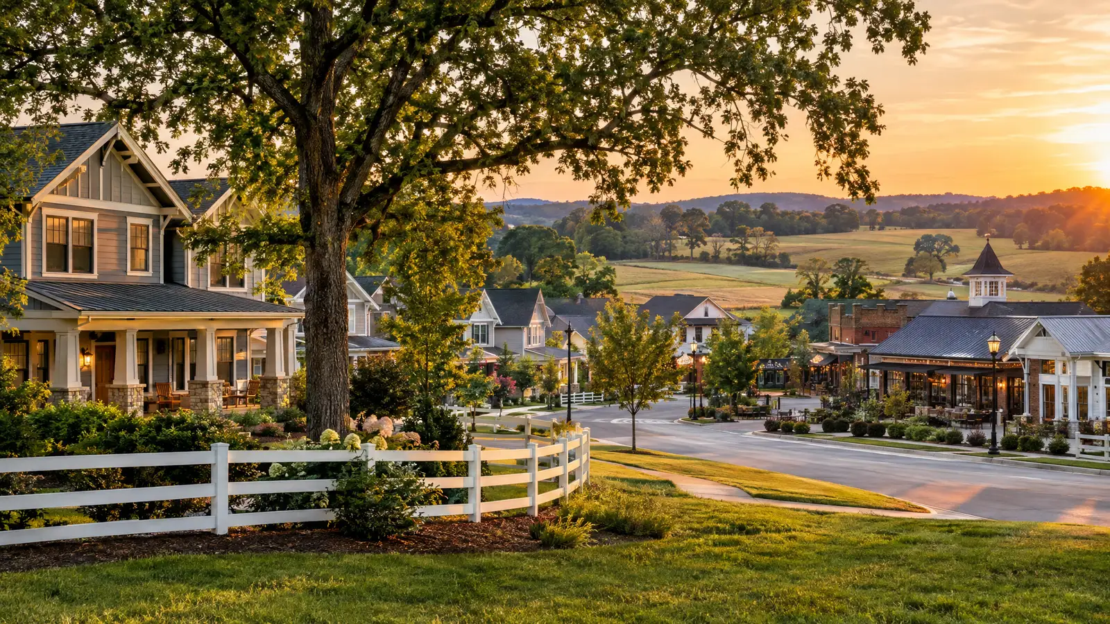 A neighborhood scene from Waunakee, WI